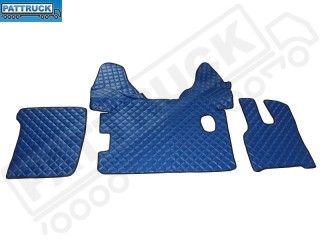 DAF XF 106 MANUAL TILL 67 PLATE -TRUCK ECO LEATHER FLOOR SET-BLUE
