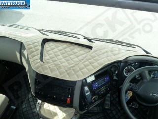 DAF XF 105-TRUCK ECO LEATHER DASH MAT-BEIGE
