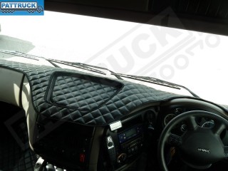 DAF XF 105-TRUCK ECO LEATHER DASH MAT-BLACK