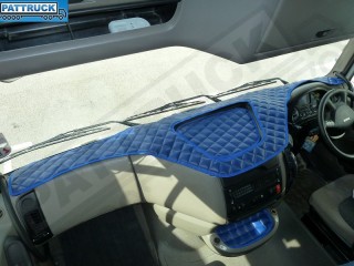 DAF XF 105-TRUCK ECO LEATHER DASH MAT-BLACK