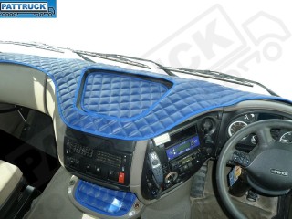 DAF XF 105-TRUCK ECO LEATHER DASH MAT-BLACK