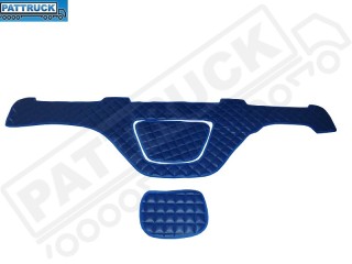 DAF XF 105-TRUCK ECO LEATHER DASH MAT-BLACK