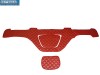 DAF XF 105-TRUCK ECO LEATHER DASH MAT-RED
