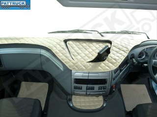 DAF XF 106-TRUCK ECO LEATHER DASH MAT-BEIGE