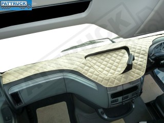 DAF XF 106-TRUCK ECO LEATHER DASH MAT-BEIGE