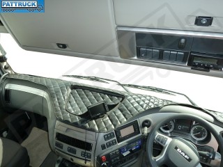 DAF XF 106-TRUCK ECO LEATHER DASH MAT-BLACK