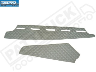 VOLVO FH4 2013-2016-TRUCK ECO LEATHER DASH MAT-BEIGE