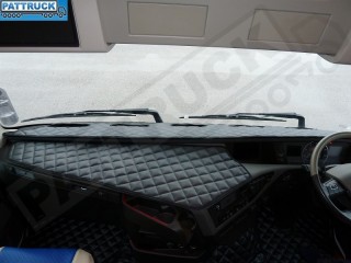 VOLVO FH4 2013-2016-TRUCK ECO LEATHER DASH MAT-BLACK