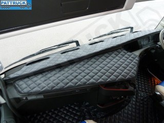 VOLVO FH4 2013-2016-TRUCK ECO LEATHER DASH MAT-BLACK