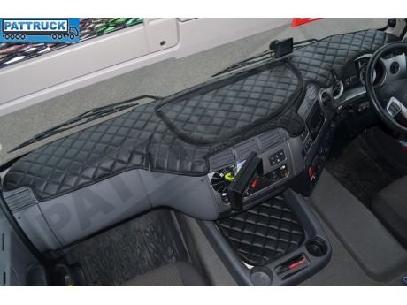 DAF CF EURO 6-TRUCK ECO LEATHER DASH MAT-BLACK