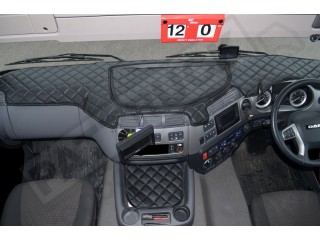 DAF CF EURO 6-TRUCK ECO LEATHER DASH MAT-BLACK