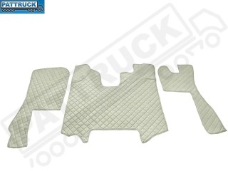 SCANIA R 2013+ AUTOMATIC  TRUCK ECO LEATHER FLOOR SET-BEIGE