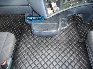 SCANIA R STREAMLINE 2013-2017 AUTOMATIC  TRUCK ECO LEATHER FLOOR SET-BLACK