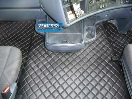 SCANIA R STREAMLINE 2013-2017 AUTOMATIC  TRUCK ECO LEATHER FLOOR SET-BLACK