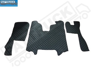 SCANIA R STREAMLINE 2013-2017 AUTOMATIC  TRUCK ECO LEATHER FLOOR SET-BLACK