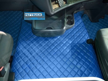 SCANIA R STREAMLINE  2013-2015 AUTOMATIC  TRUCK ECO LEATHER FLOOR SET-BLUE