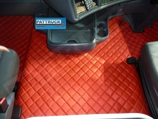 SCANIA R 2013+ AUTOMATIC  TRUCK ECO LEATHER FLOOR SET-BEIGE