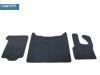VELOUR FLOOR MATS SET-GREY  WITH GREY TRIM FIT DAF XF 105   2012-2013 AUTOMATIC 