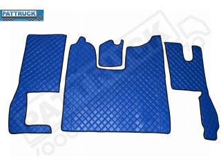 SCANIA R New Generation  [ 2017+ ]  FOLDING PASSENGER SEAT- ECO LEATHER FLOOR SET-RED