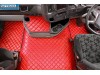 SCANIA R New Generation  [ 2017+ ]  FOLDING PASSENGER SEAT- ECO LEATHER FLOOR SET-BLACK