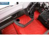 SCANIA R New Generation  [ 2017+ ]  FOLDING PASSENGER SEAT- ECO LEATHER FLOOR SET-BLACK
