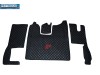 SCANIA R New Generation  [ 2017+ ]  FOLDING PASSENGER SEAT- ECO LEATHER FLOOR SET-BLACK
