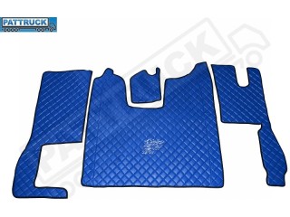 SCANIA R New Generation  [ 2017+ ]  FOLDING PASSENGER SEAT- ECO LEATHER FLOOR SET-BLUE