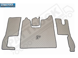 SCANIA R New Generation  [ 2017+ ]  FOLDING PASSENGER SEAT- ECO LEATHER FLOOR SET-BEIGE