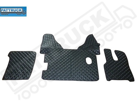 DAF XF 105 2012-2013   MANUAL TRUCK ECO LEATHER FLOOR SET-BLACK