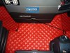 TRUCK ECO LEATHER FLOOR SET-RED - Suitable for  MAN TGX TILL 67 PLATE