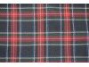 TARTAN TRUCK CURTAINS FULL SET ROYAL BLUE& BLACK- IVECO