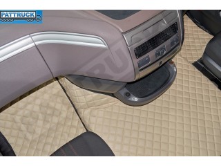 DAF XF 106 AUTOMATIC  TRUCK ECO LEATHER FLOOR SET-BEIGE TILL67 PLATE