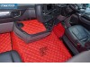 SCANIA R New Generation  [ 2017+ ]  FOLDING PASSENGER SEAT- ECO LEATHER FLOOR SET-RED