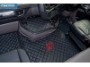 SCANIA R New Generation  [ 2017+ ]  FOLDING PASSENGER SEAT- ECO LEATHER FLOOR SET-BLACK