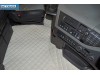 TRUCK ECO LEATHER FLOOR MATS SET- COMPATIBLE WITH VOLVO FH 4 2013+[TWIN AIR SEATS] BEIGE