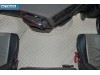ECO LEATHER FLOOR MATS SET -BEIGE, COMPATIBLE WITH VOLVO FH 2013+AUTOMATIC-FOLDING PASSENGER SEAT