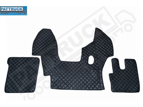 DAF CF EURO-6  AUTOMATIC - TILL 67 PLATE- TRUCK ECO LEATHER FLOOR SET-BLACK