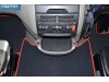 DAF XF 105   2012-2013 VELOUR FLOOR MATS SET-BLACK  WITH RED TRIM