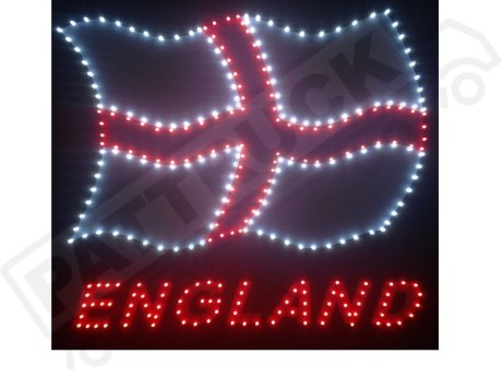ENGLAND FLAG TRUCK LED LOGO LIGHT BOARD