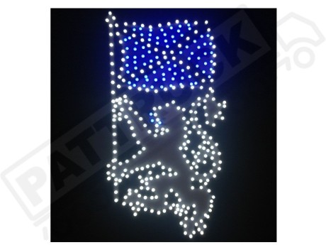 SCOTTISH RAMPANT LION TRUCK LED LOGO LIGHT BOARD FREE DIMMER