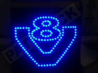 SCANIA TRUCK LED LOGO LIGHT BOARD FREE DIMMER