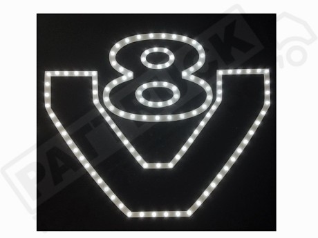 SCANIA  V8 TRUCK LED LOGO LIGHT BOARD FREE DIMMER
