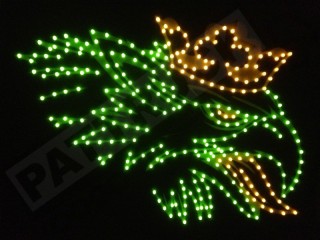 SCANIA  V8 TRUCK LED LOGO SIGN LIGHT BOARD 24V FREE DIMMER 50cm/50cm