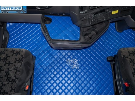 SCANIA S New Generation  [ 2017+ ]  TWIN AIR SEATS,ECO LEATHER FLOOR SET-BLUE