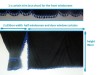 TRUCK CURTAINS FULL SET - BLACK WITH RED TASSELS  FIT  DAF SCANIA VOLVO MAN MERCEDES IVECO RENAULT