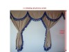 TRUCK CURTAINS FULL SET - BEIGE WITH BLACK TASSELS  FIT  DAF SCANIA VOLVO MAN MERCEDES IVECO RENAULT