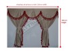 TRUCK CURTAINS FULL SET - BEIGE WITH BROWN TASSELS  FIT  DAF SCANIA VOLVO MAN MERCEDES IVECO RENAULT