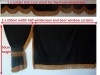 TRUCK CURTAINS FULL SET - BLACK WITH WHITE  STRINGS FIT  DAF SCANIA VOLVO MAN MERCEDES IVECO RENAULT