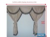 TRUCK CURTAINS FULL SET - BLUE WITH GOLD STRINGS FIT  DAF SCANIA VOLVO MAN MERCEDES IVECO RENAULT