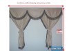 TRUCK CURTAINS FULL SET- BLUE WITH GOLD STRINGS FIT DAF SUPER SPACE CAB